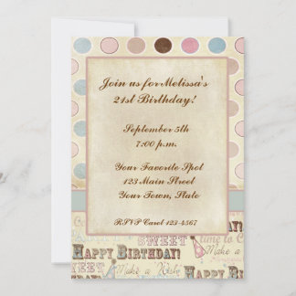 Geburtstagstext, Circles Einladung