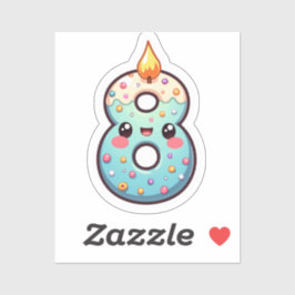 Geburtstagsticker Aufkleber