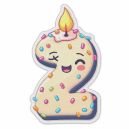Geburtstagsticker Aufkleber