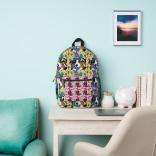 GEBURTSTAGSTIERE BEDRUCKTER RUCKSACK