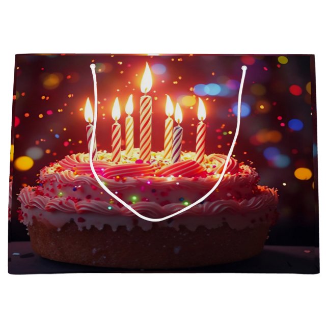 GEBURTSTAGSTORTE GROßE GESCHENKTÜTE (Vorderseite)