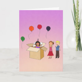 Geburtstagsüberraschung Faltkarte Karte