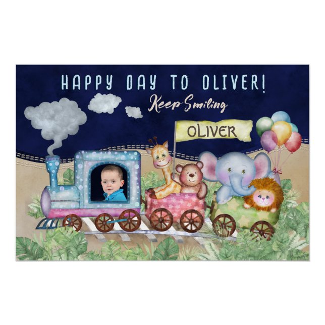 Geburtstagswandhänger Poster (Vorderseite)