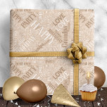 GeburtstagsWord Cloud Grandpa Mocha ID276 Geschenkpapier<br><div class="desc">Wenn dein Großvater seinen Geburtstag feiert, kannst du sicher sein, dass sein Geschenk genauso einzigartig ist wie mit einem dieser Designer Word Cloud Packaging Papiere, die nur für ihn erstellt wurden. Im Text sind viele Lieben und Glückwünsche zum Geburtstag enthalten. Wählen Sie eine beliebige Hintergrundfarbe, die Sie gerne mit dem...</div>