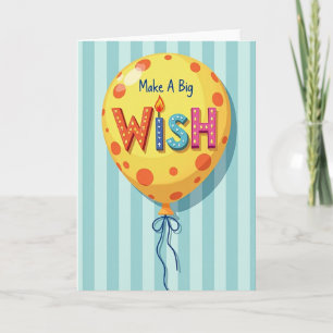 Geburtstagswunsch-Polka-Punkt-Karte Karte