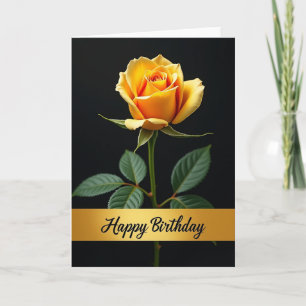 Geburtstagswunschkarte zum goldenen Geburtstag Karte