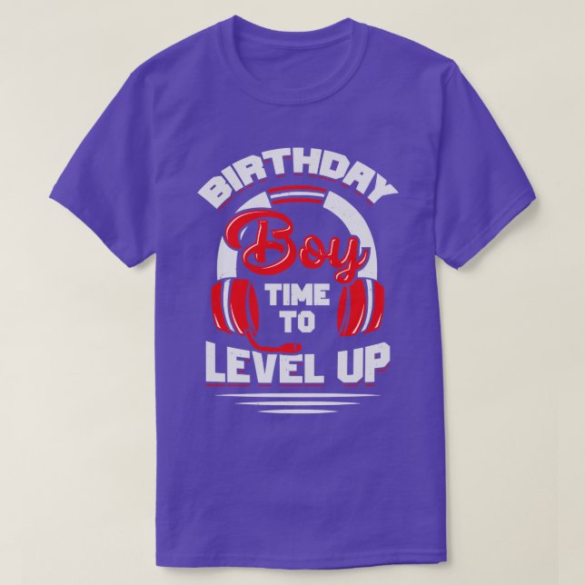 Geburtstagszeit für Junge T-Shirt (Design vorne)