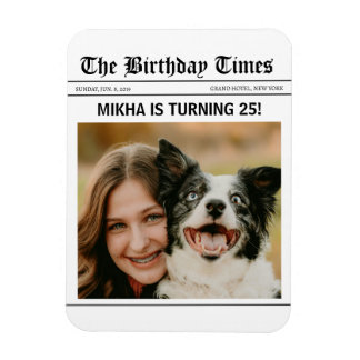 Geburtstagszeitung Magnet