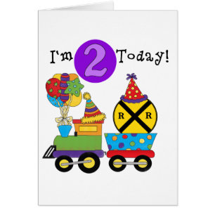 Geburtstagszug 2. Geburtstag T - Shirt und Geschen