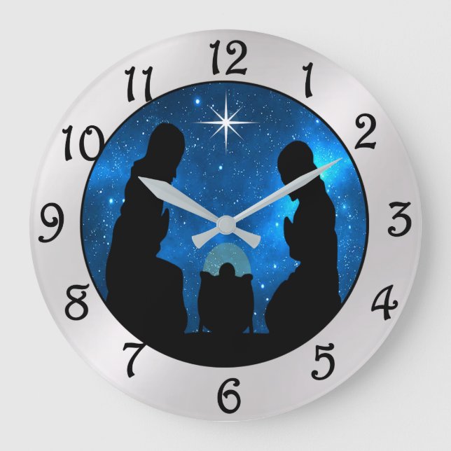 Geburtsuhr groß große wanduhr (Vorderseite)