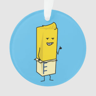 Gebutterter butterartiger Stock der Ornament