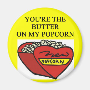 gebutterter Popcornliebhaber Magnet