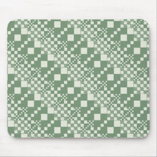 Gecheckt, Karo in grün Mousepad