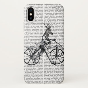 Geckige Rotwild auf Vintagem Fahrrad Case-Mate iPhone Hülle