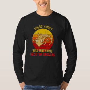 Gecko Bartagame liebt Reptilien Echsen Kleine Di T-Shirt