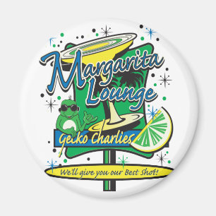 Gecko Charlies Margarita-Cocktail Lounge Magnet