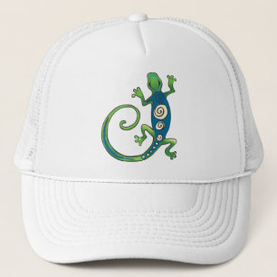 Gecko-Eidechse Truckerkappe