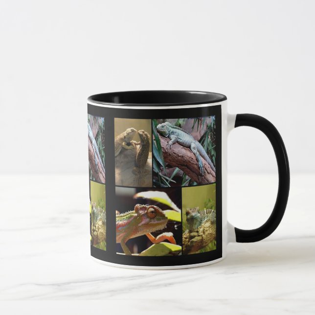 Gecko-Eidechsen und Chameleons Tasse (Rechts)