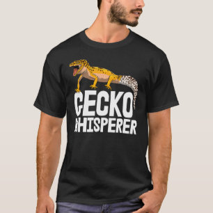 Gecko Flüsterer Lustiger Gecko Reptil Männer T-Shirt