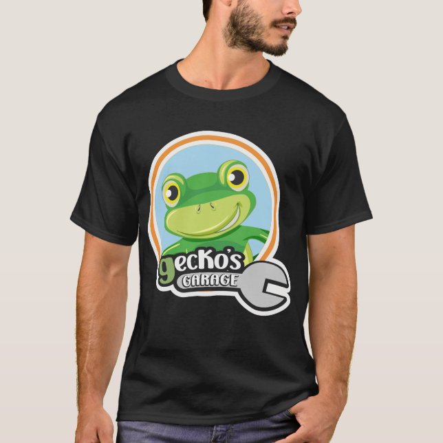 Gecko-Garage T-Shirt (Vorderseite)