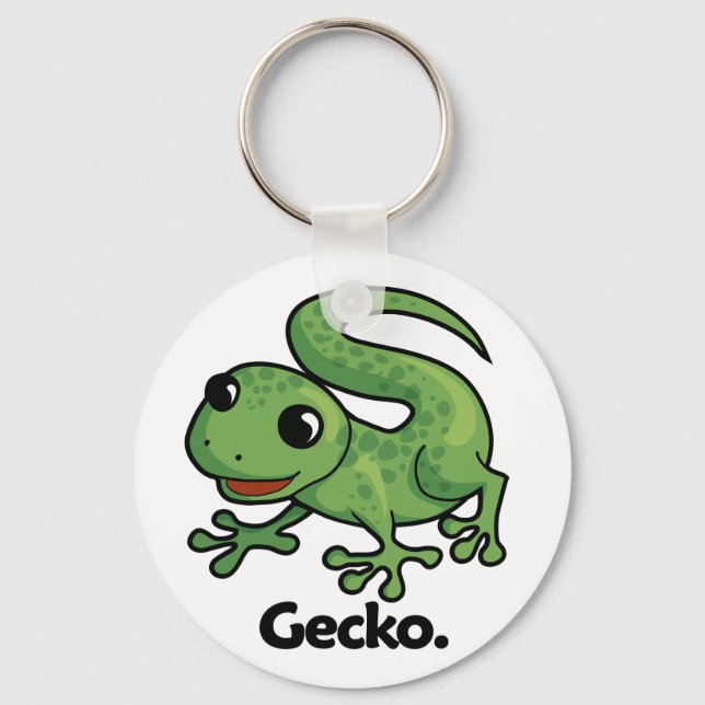 Gecko Gecko. Schlüsselanhänger (Vorderseite)