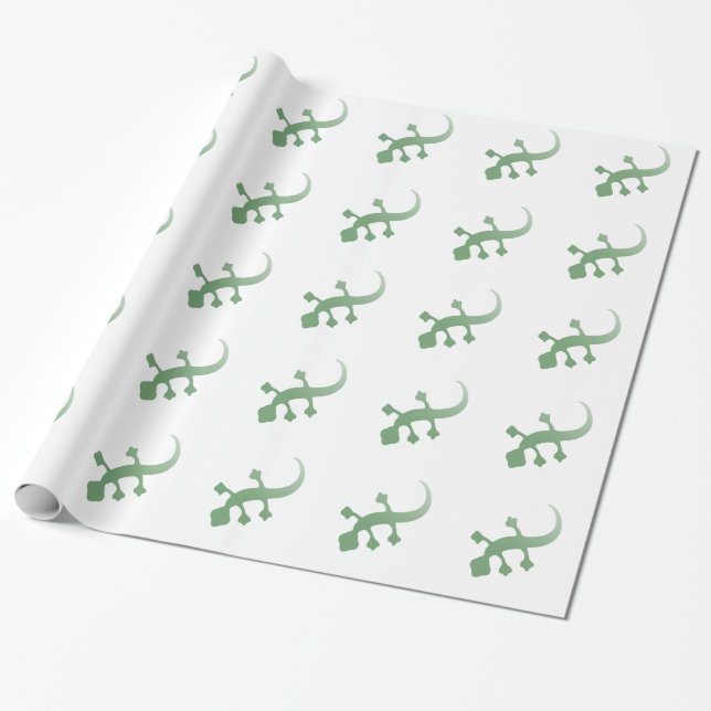 Gecko Gift Wrap Paper Geschenkpapier (Ungerollt)