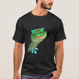 Gecko in einem Loch T-Shirt