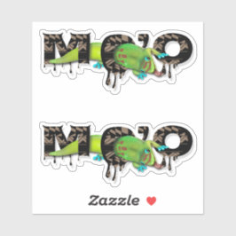 Gecko in Hawaii Aufkleber