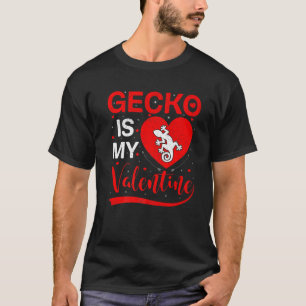 Gecko ist mein Valentine Funny Heart Gecko Valenti T-Shirt