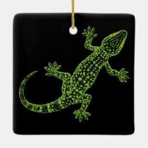 Gecko Keramikornament