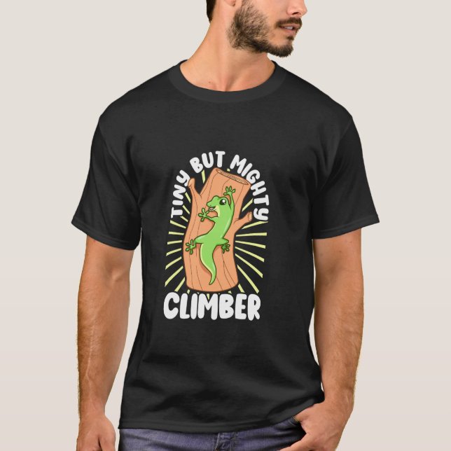 Gecko Klettern T-Shirt (Vorderseite)