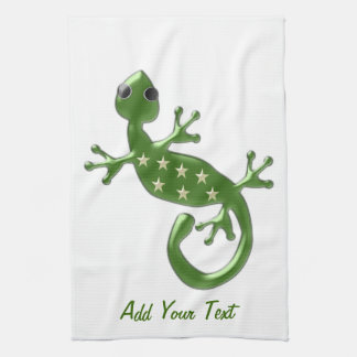 Gecko Lizard Design Geschirrtuch