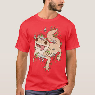 Gecko Lizard Reptile Ästhetik T-Shirt