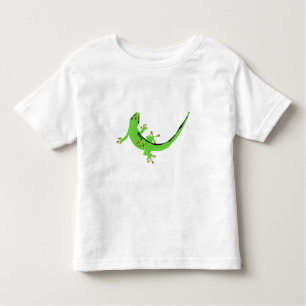 Gecko Lizard Reptile Illustration Kleinkind T-shirt