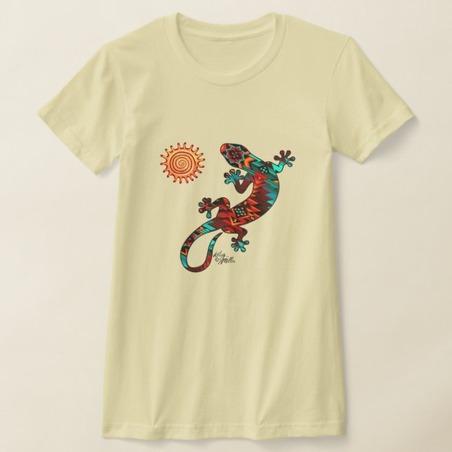 Gecko Lizard und Sun T - Shirt (Ablage )