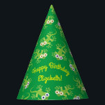 Gecko Lizards Birthday Party Niedlich Kids Party H Partyhütchen<br><div class="desc">Adorable Gecko-Eidechsen bunt niedliche Geburtstag Party Design ist perfekt für ein Kind, dass Lieben Reptilien für ihre Geburtstagsfeier! Passen Sie den Text an, um ihn zu Ihrem eigenen zu machen. Das moderne Aussehen und das moderne Ambiente sind die perfekte Gelegenheit, um Ihr kleines zu feiern, das Lieben Eidechsen und Tiere...</div>
