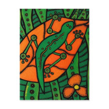 Gecko Orange und Green