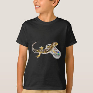 Gecko Playing Video Game Lizard & amp; Reptiles Ga T-Shirt