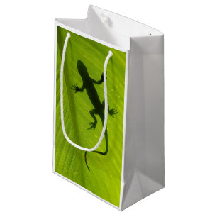 Gecko-Silhouette Kleine Geschenktüte