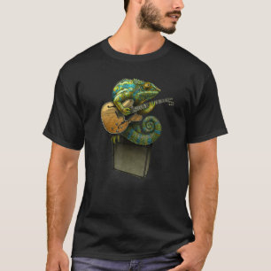 Gecko spielt Gitarre T-Shirt