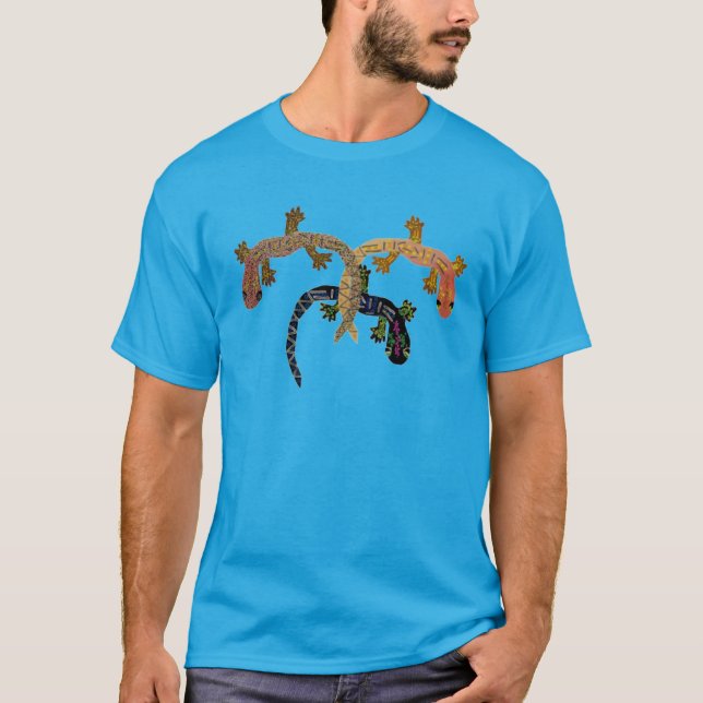 Gecko-Tanz T-Shirt (Vorderseite)