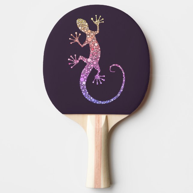 Gecko Tischtennis Schläger (Vorderseite)