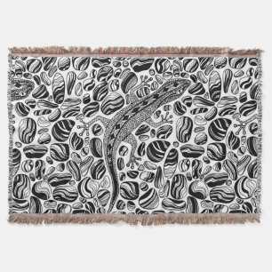 Gecko und Kies Decke