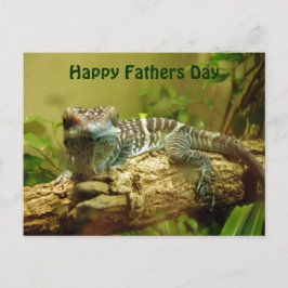 Gecko Vathers Day Postcard Postkarte