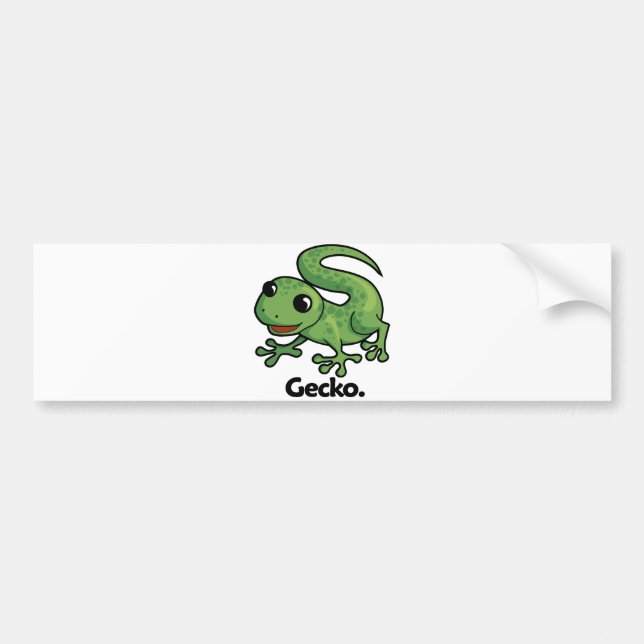 GeckoGecko. Autoaufkleber (Vorne)