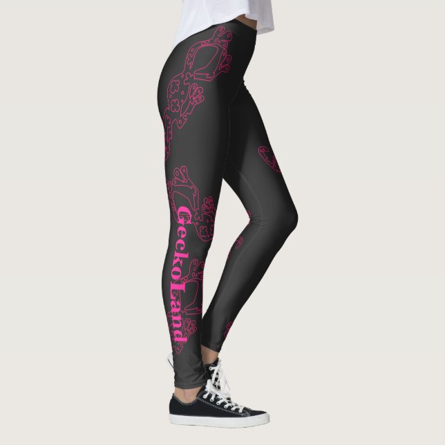 GeckoLand Pink Leggings (Rechts)