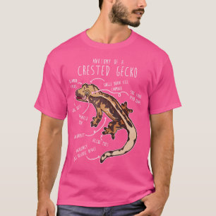 Geckoleopardgecko Reptil Anatomie Haustier Harelqu T-Shirt