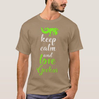 Geckos Echsen Tier Reptilienliebhaber Retro T-Shirt