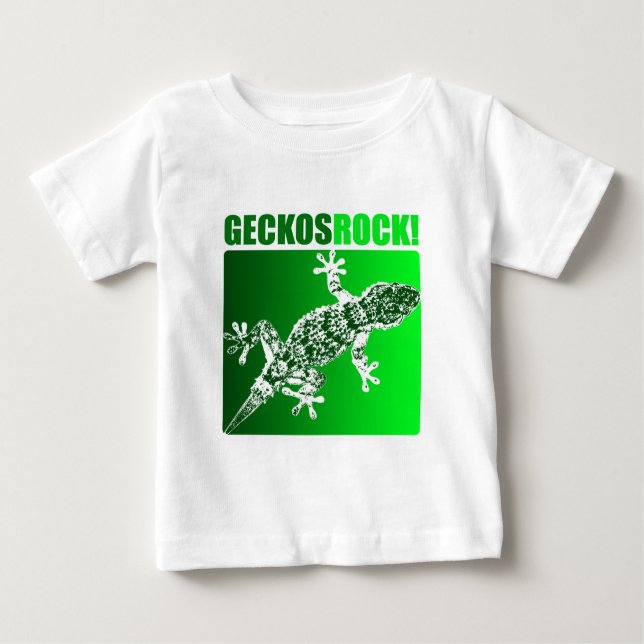 Geckos-Felsen! Baby T-shirt (Vorderseite)