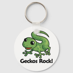 Geckos-Felsen! Schlüsselanhänger